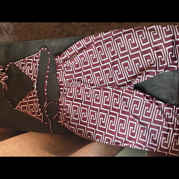 Two piece printed bra short set - Picture 1 of 3